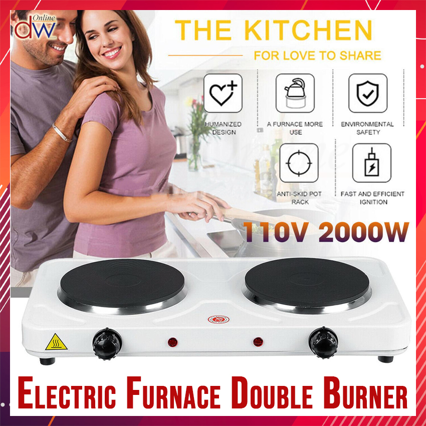Furnace Double Burner Portable Electric Stove Double Burner 220V 2000W