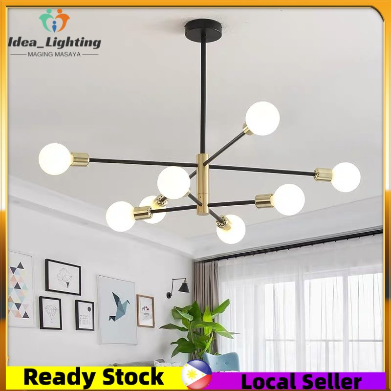 Living Room Chandelier Ceiling Light Bedroom Creative Center Drop Lamp