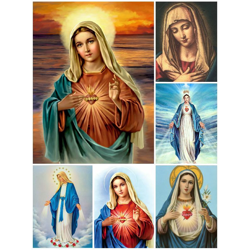 MAMA MARY LAMINATED WALL DECOR A4 SIZE (8X11 INCHES) | Shopee Philippines