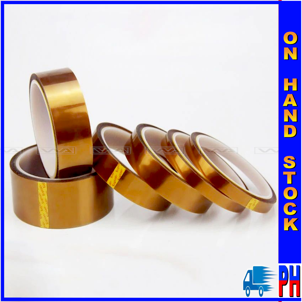 5mm 10mm 20mm 100ft 33M Kapton Tape Adhesive High Temperature Heat