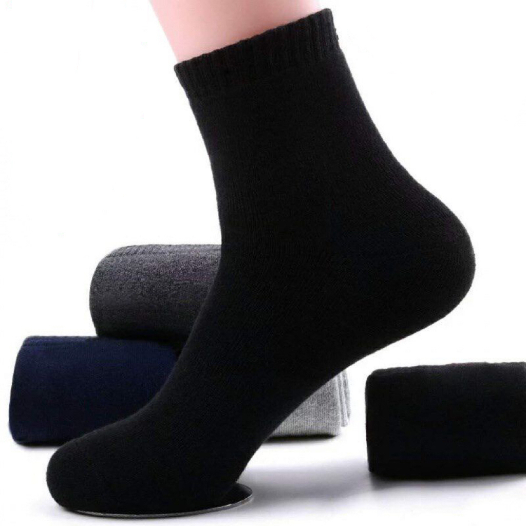 3 Pairs Men's Cotton Socks Styles Black Business Men Breathable Ankle ...