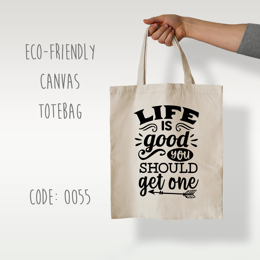 1pc Eco Friendly Canvas Cream Printed Sarcasm Quote Tote Bag Shopping Bags For Women Shopee Philippines