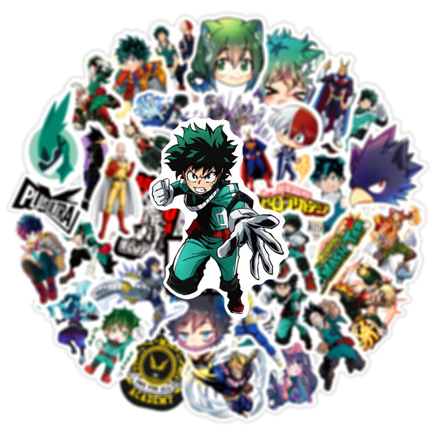 24PCS My Hero Academia Stickers Random Designs | Shopee Philippines