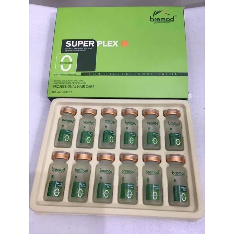1box SUPERPLEX,Bremod keratin strong repair supplements 10ml | Shopee ...