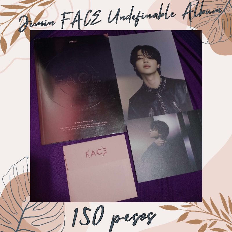 Unsealed Jimin Face Undefinable Album Shopee Philippines