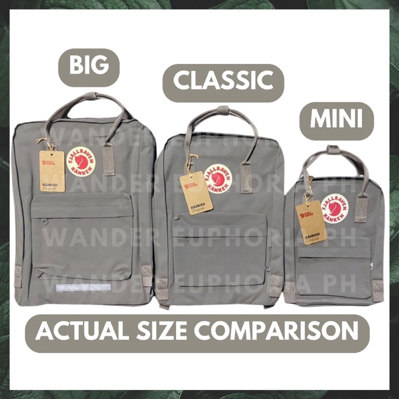 Kanken Mini Backpack Kanken Big Vs Classic Fjallraven Kanken