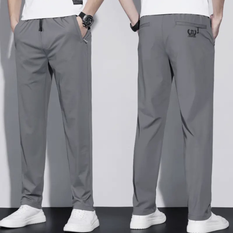 Casual pants Men's Slim Fitting Straight Tube Pants Men's Joggers Pants ...