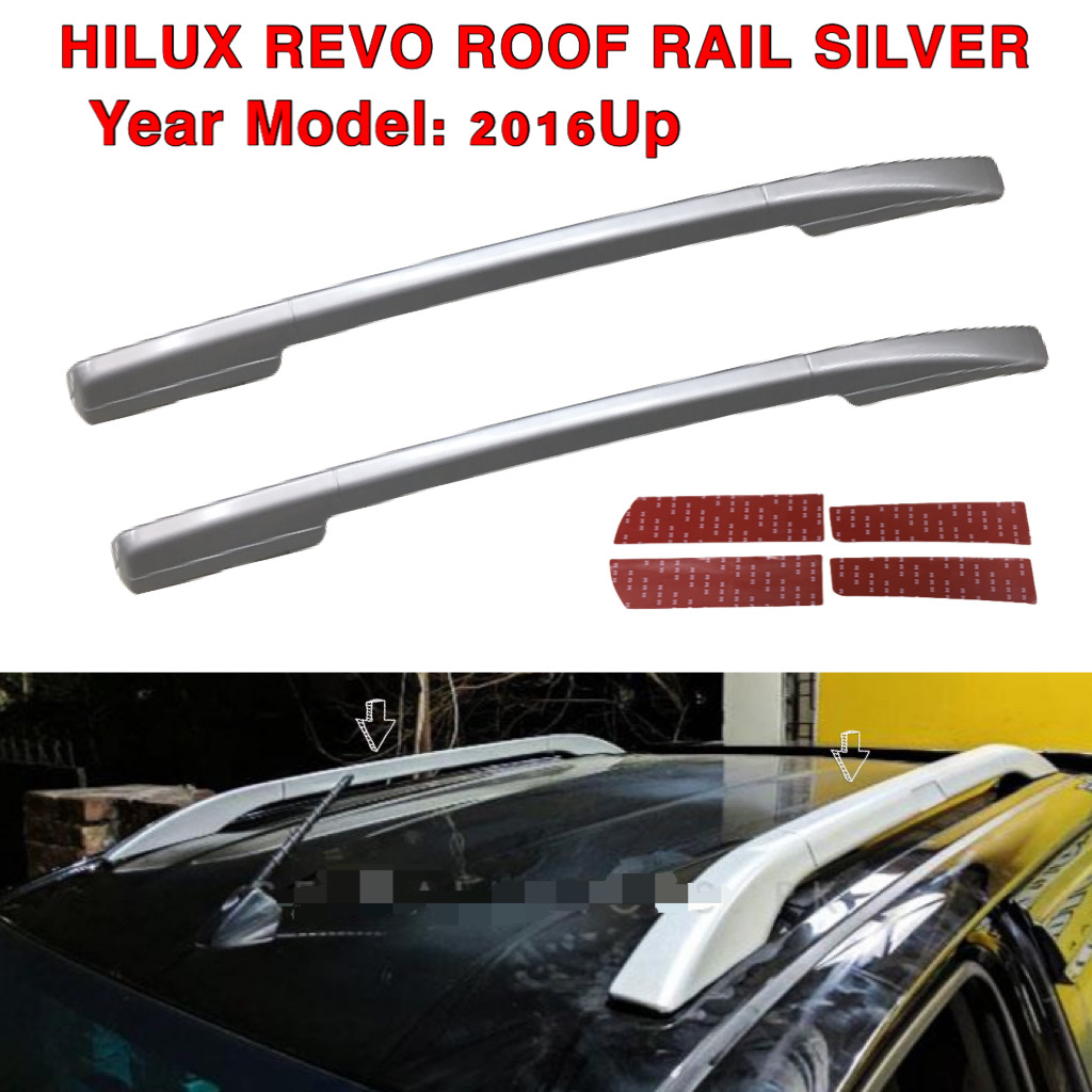 OC HILUX REVO 2016+ Roof Rail Rack Carrier Bars Car Exterior ...