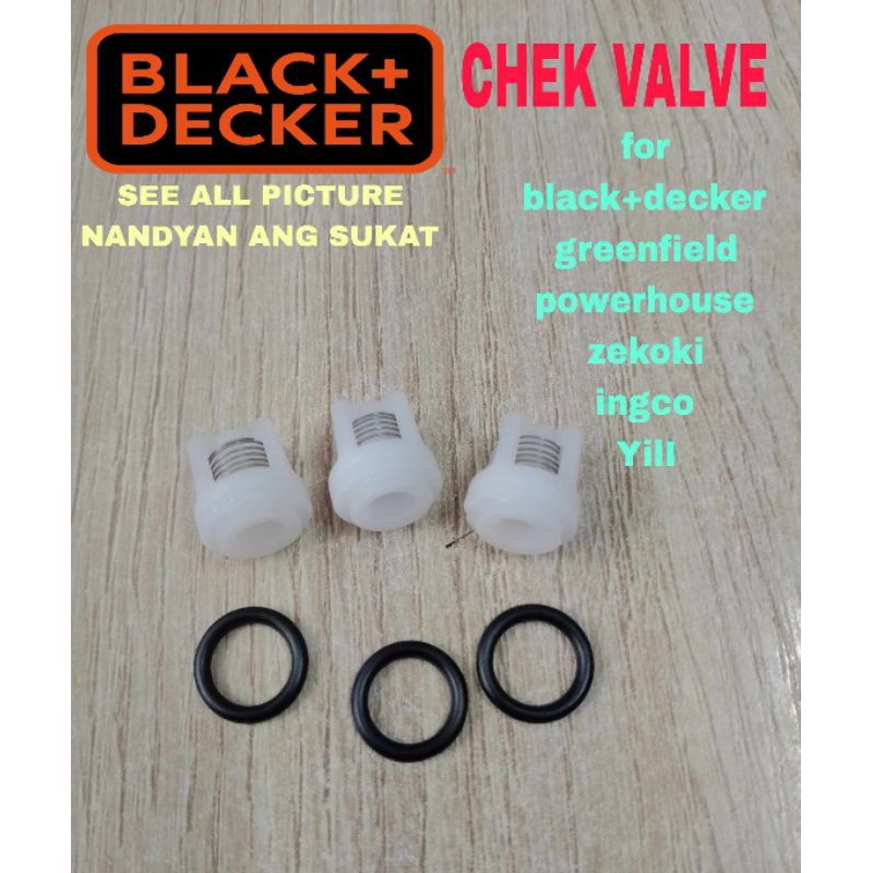 OUTLET CHEKING VALVE BUY SET 3PC FOR BLACK DECKER YILI GREENFIELD