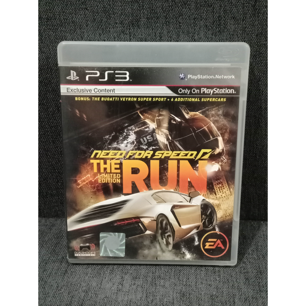 Need for Speed : The Run Limited Edition PS3 Game R3 ( Used ) | Shopee ...