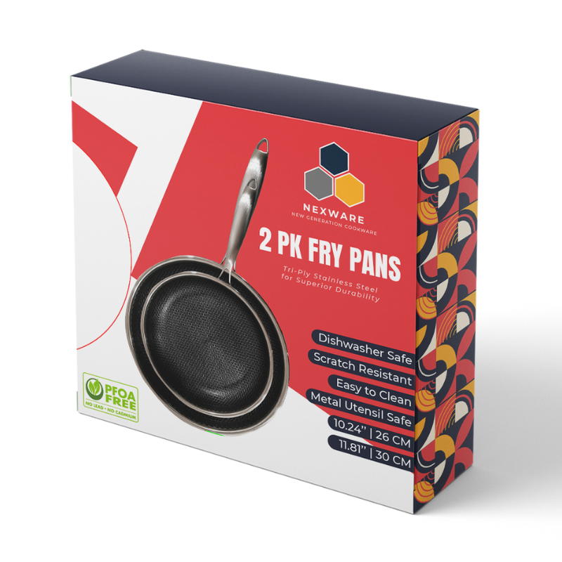 Nexware 28CM Nonstick Daily Pan with Lid (Induction Ready