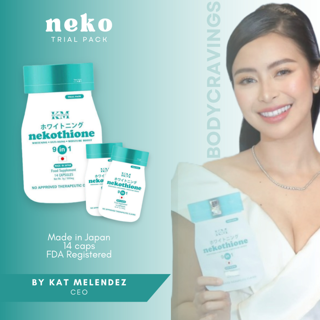 Nekothione 9in1 by Kat Melendez Trial Pack 14 caps Neko Pouch | Shopee ...