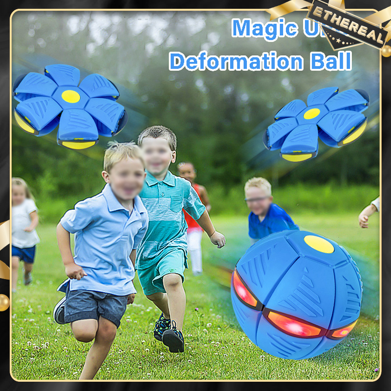 Magic UFO Flying Ball Throw Disc Ball with LED Light For Outdoor Kid's