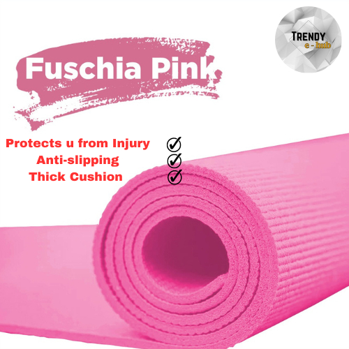 TH Yoga Mat work out mat Exercise Yoga mat, nonslip, exercise, rt, yoga mats Shopee Philippines