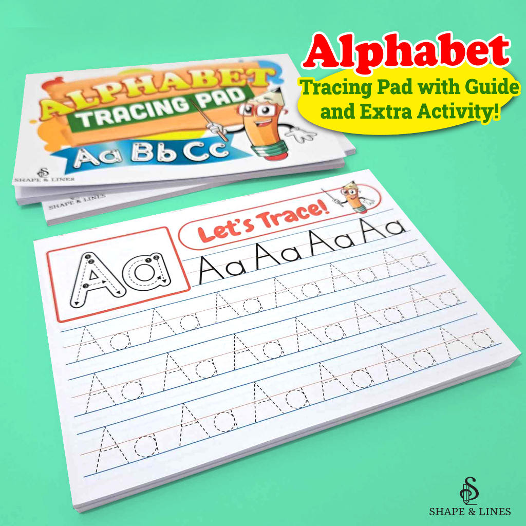 Kids tracing pad a z with guide shopee philippines