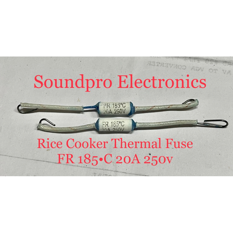 Rice Cooker Thermal Fuse 185*C Ceramic (2pcs) Shopee Philippines