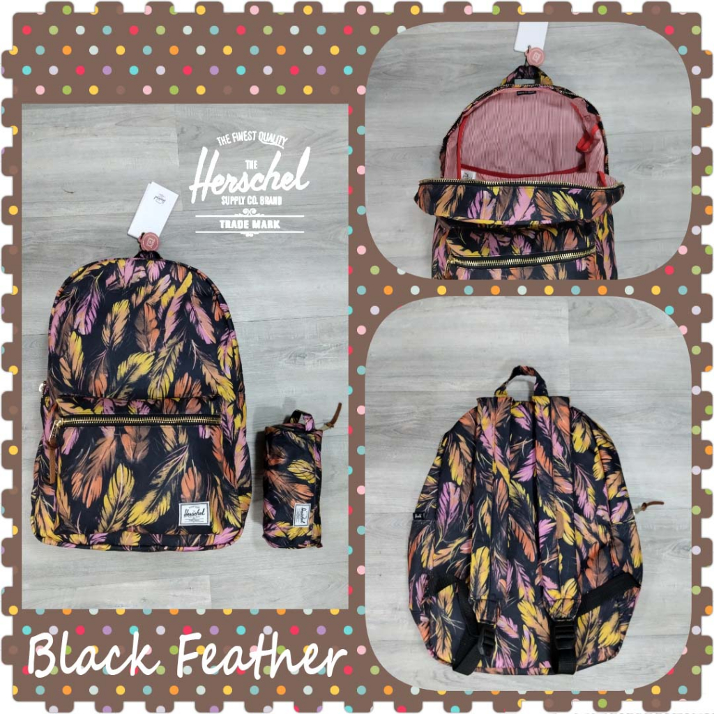Herschel Bag Settlement 23 Liters Khaki Navy Pocket with Free HS Pouch Limited Only