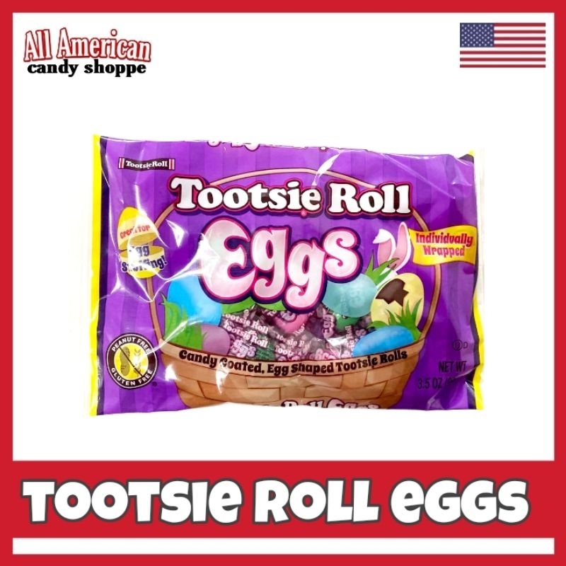 Tootsie Roll Eggs Candy Coated Tootsie Rolls Candy Shopee Philippines