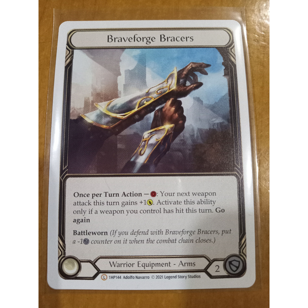 FAB Braveforge Bracers Legendary History Pack Vol 1 Flesh