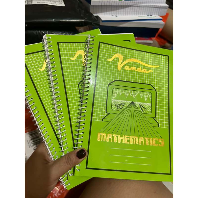 Math Notebook Vanda & Advance (Green grid) (1pc) | Shopee Philippines
