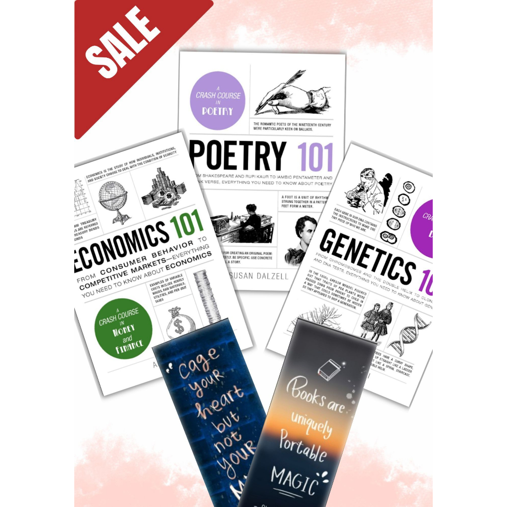Books On Sale Economics 101 Poetry 101 Genetics 101 By Beth Skwarecki Shopee Philippines 4556