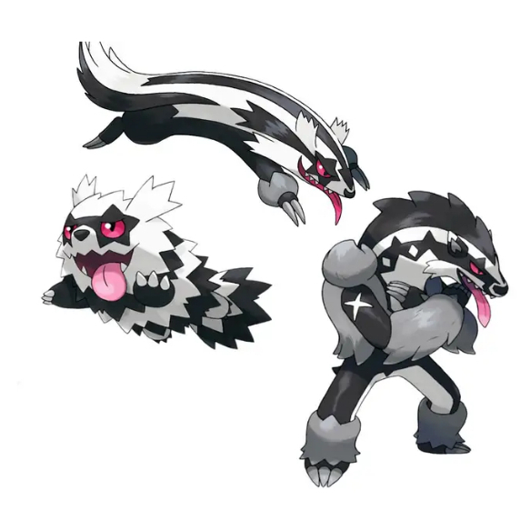 Zigzagoon , Linoone & Obstagoon (Galarian Form) Pokemon Cards TCG ( 3rd ...