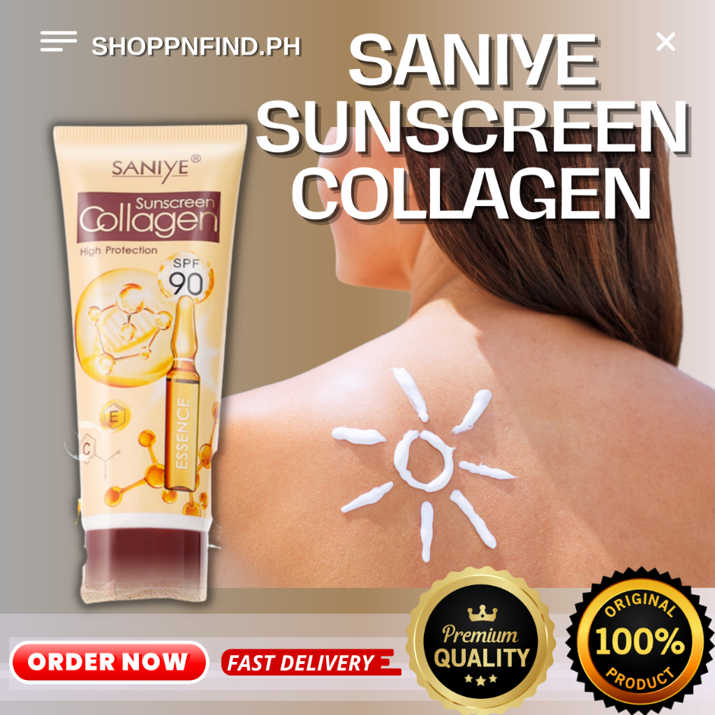 ORIGINAL SANIYE Long Lasting Powerful Collagen Sunscreen SPF 90 High ...