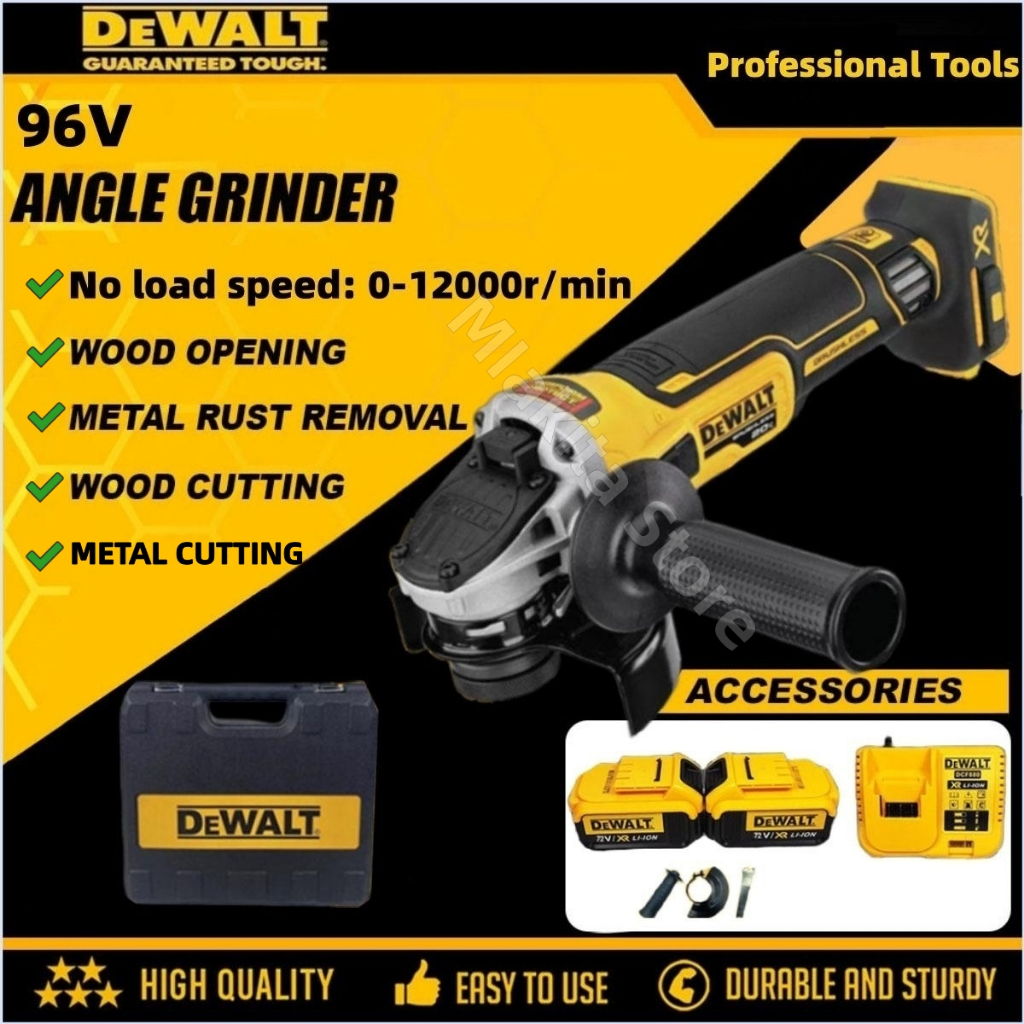 DeWALT Electric Powerful Angle Grinder Polisher Long Handle Polishing