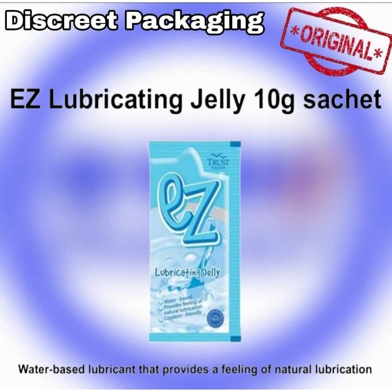 EZ LUBRICATING jelly 10g and 5g available (DISCREET) Shopee Philippines