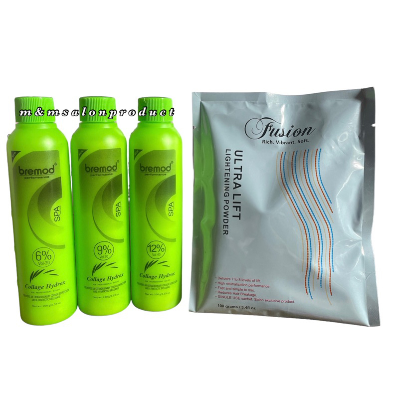Hair bleaching FUSION, BREMOD, BREMOD PREMIUM, ASHLEY PREMIUM hair