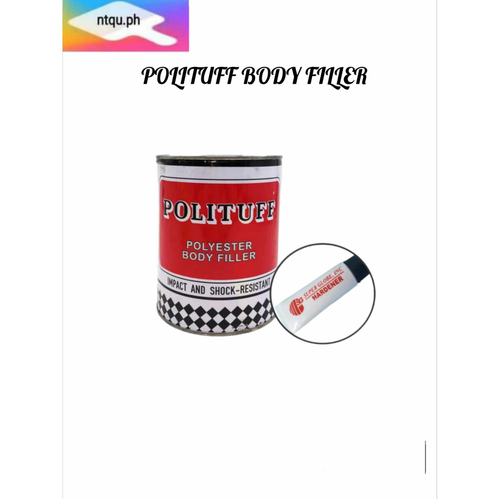 Polituff Body Filler 1 Ltr With Hardener (Pang masilya)with 30g