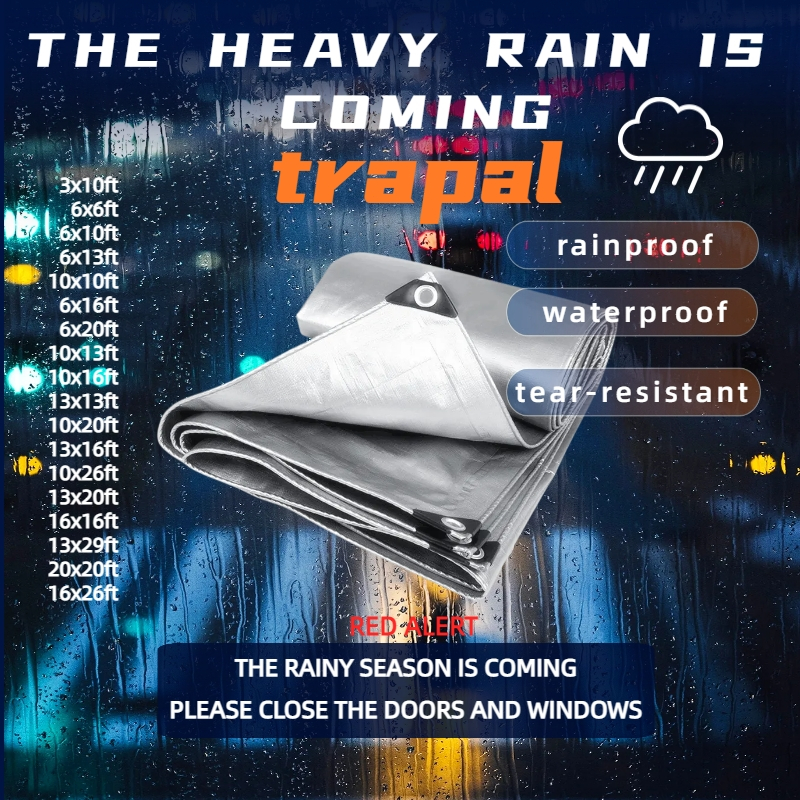 Durable Makapal Tolda Trapal Lona Tearresistant Waterproof Tarpaulin ...