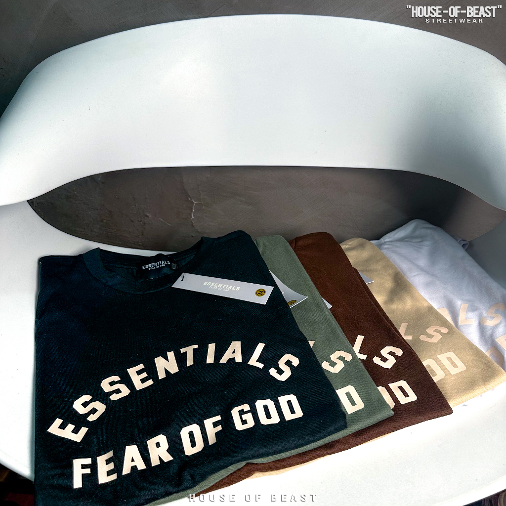 ESSENTIALS ARCH FEAR OF GOD CURVE SIDE FG SHIRT MINIMALIST KOREAN