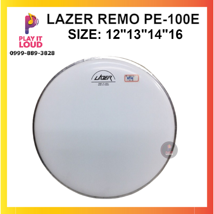 LAZER REMO PE100E MILKWHITE 12"/13"/14"/16" DRUM HEAD Shopee Philippines