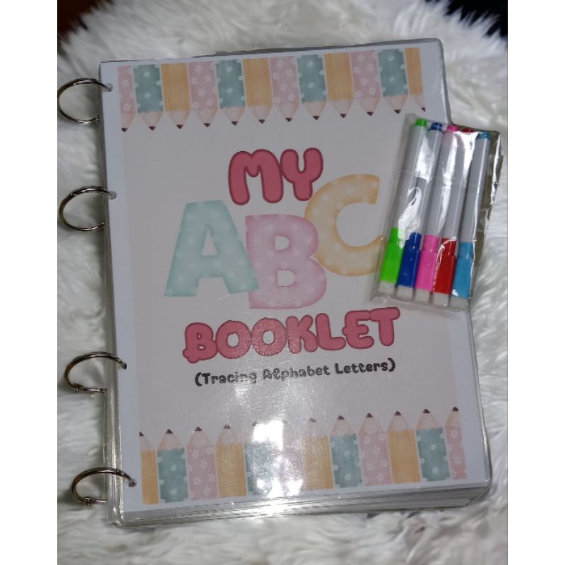 Personalised Laminated Tracing Alphabet Worksheet with FREE dryerase