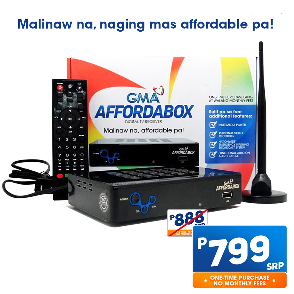 BRANDNEW GMA Affordabox Digital TV Receiver TV Box Affordable | Shopee ...