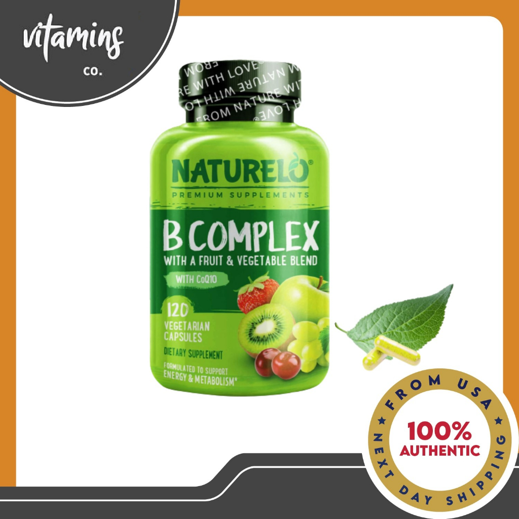 Naturelo B Complex With Coq10 (120 Count) | Shopee Philippines