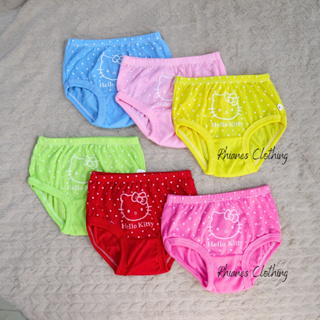 6Pcs 0-12 Years Old Baby Girls Underpants Flower Heart Cotton