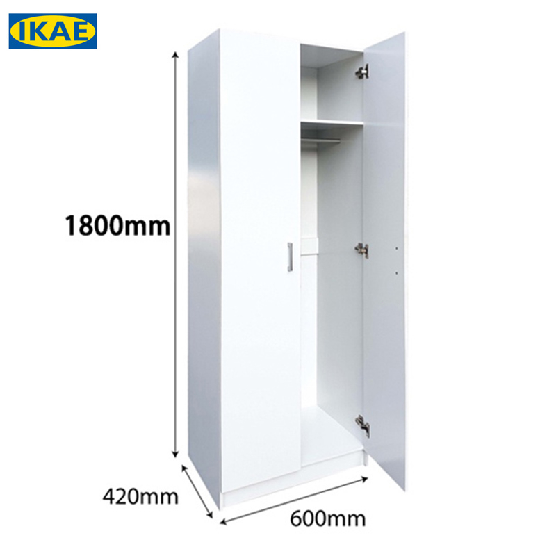 IKAE Nordic Cabinet Wooden Megabox Two Door Cabinet for Clothes Wood ...