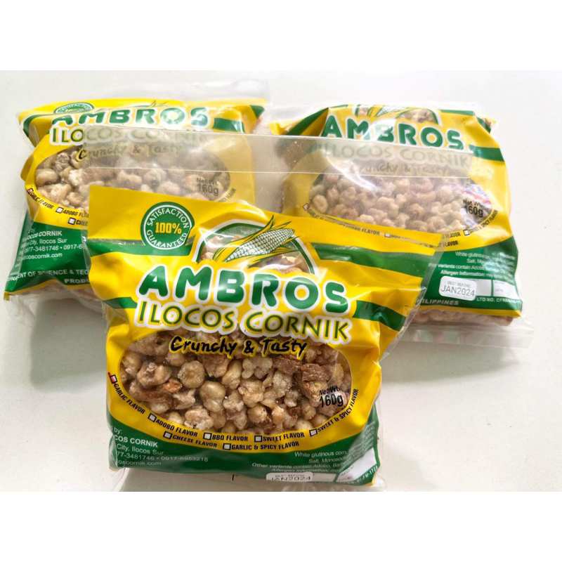Ambros Ilocos Chichacorn for rs (Garlic flavor now available ) Shopee
