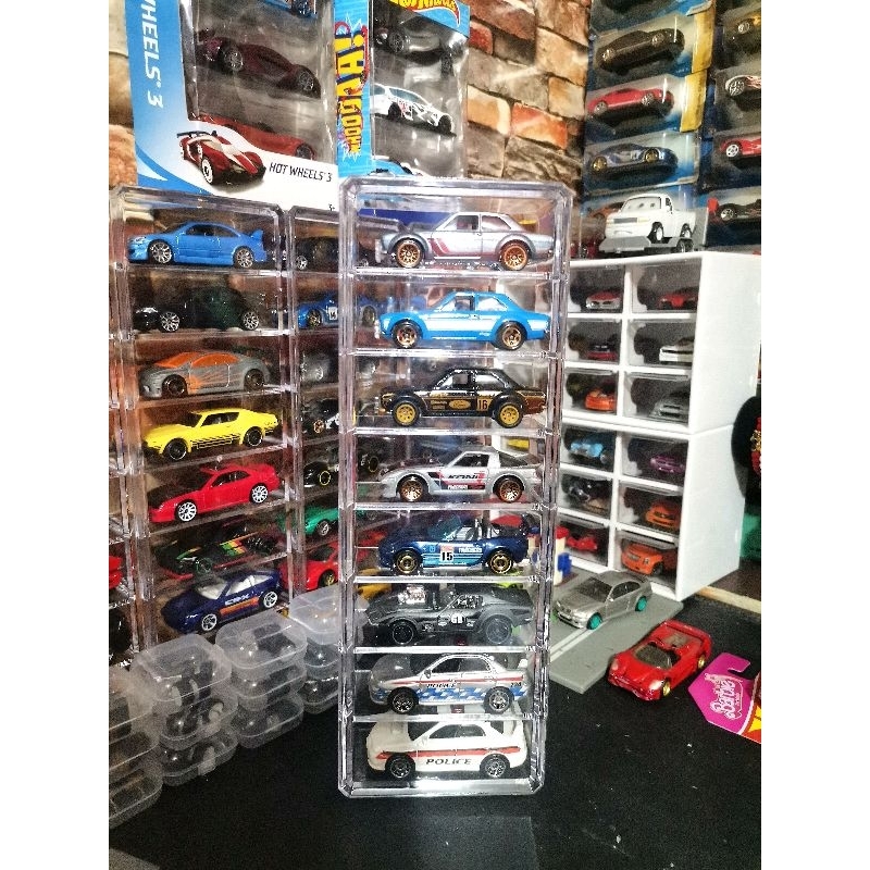 1:64 Acrylic case display for hotwheels die cast cars | Shopee Philippines