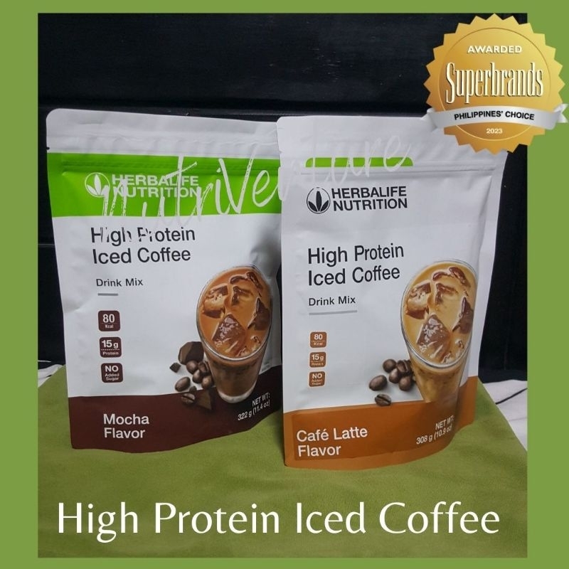 AUTHENTIC High Protein Iced Coffee Drink Mix Caffe Shopee Philippines