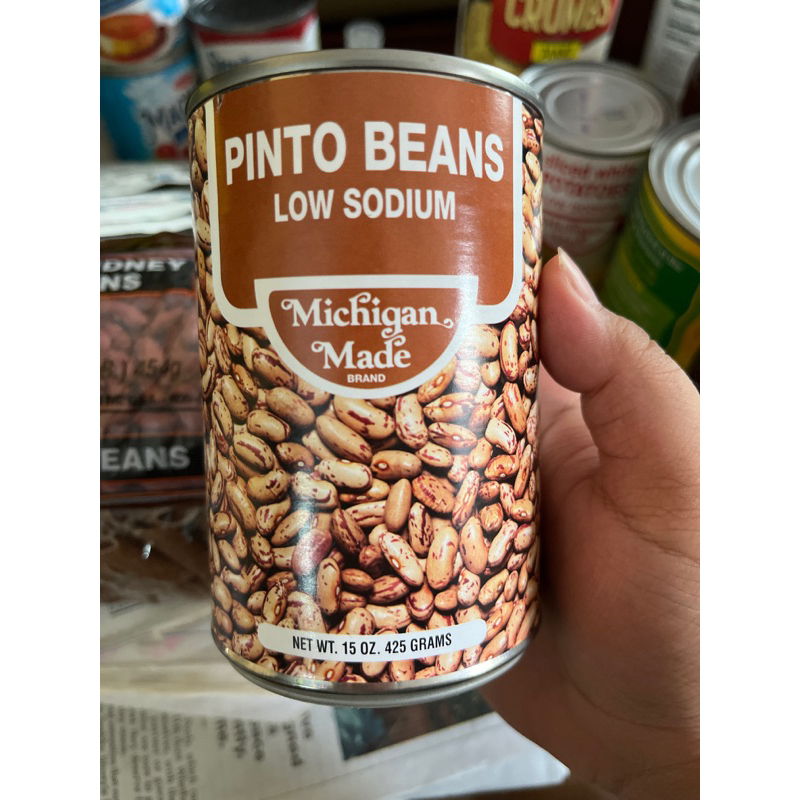 Michigan Made Low Sodium Pinto Beans 425g Shopee Philippines