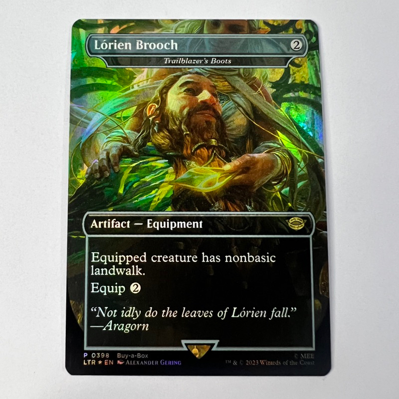 LORIEN BROOCH TRAILBLAZER S BOOTS ARTIFACT LTR THE LORD OF THE RINGS MTG MAGIC THE GATHERING Shopee Philippines