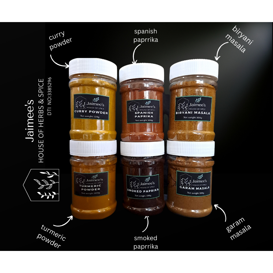 garam masala,biryani, smoked paprika, spanish paprika, curry powder