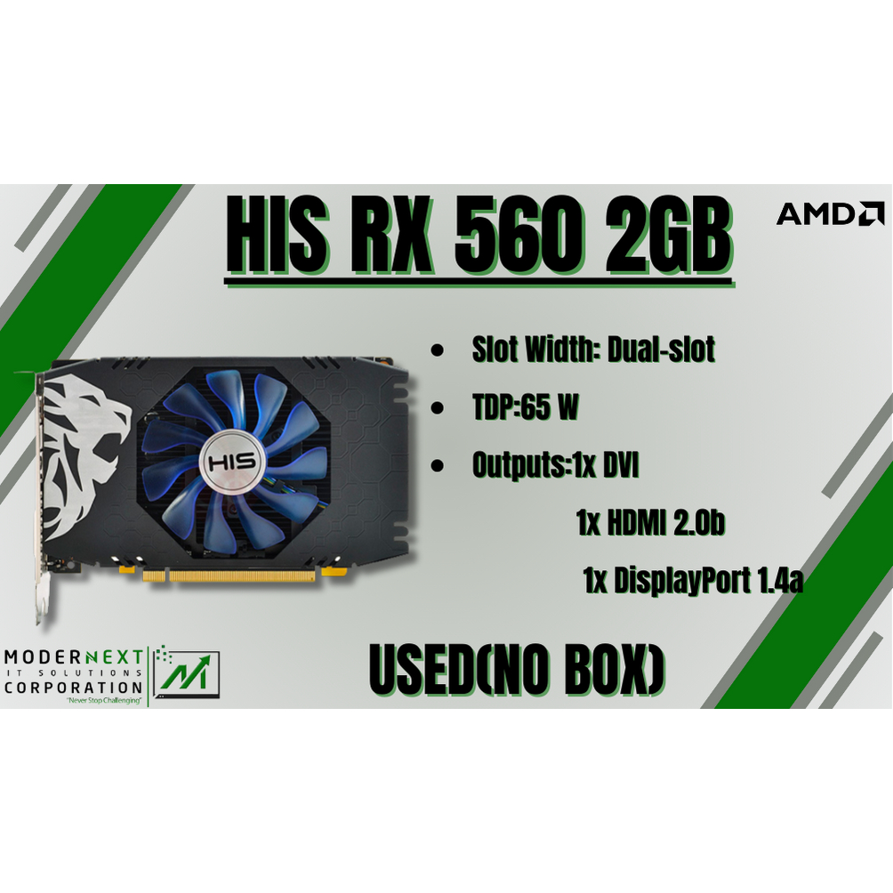 His hot sale rx560 2gb