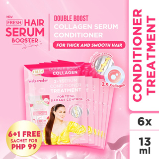 FRESH HAIRLAB WATERMELON DOUBLE BOOST COLLAGEN 2 IN 1 SERUM CONDITIONER  TREATMENT 200 ML