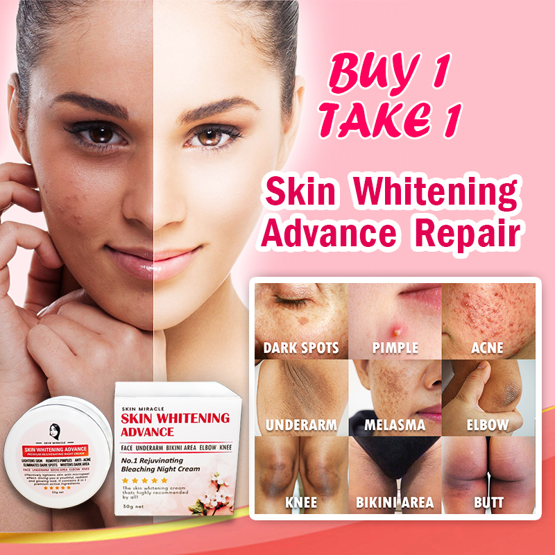 Buy 1 Take 1 Skin Whitening Advance 30g Maitim na Balat Kili kili Singit Tuhod Siko Leeg