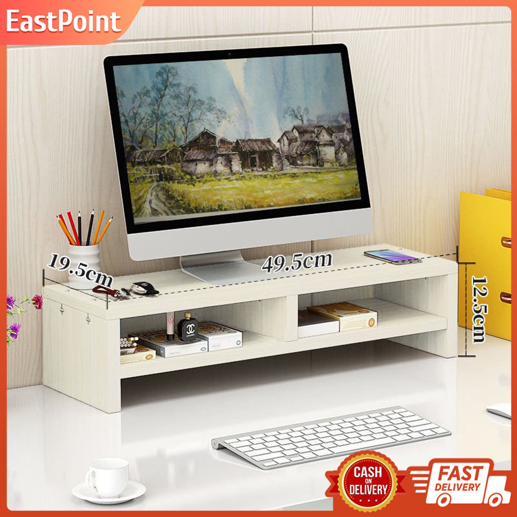 Office Desk Storage Computer Monitor Nadagdagan Rack Desktop Rack ...