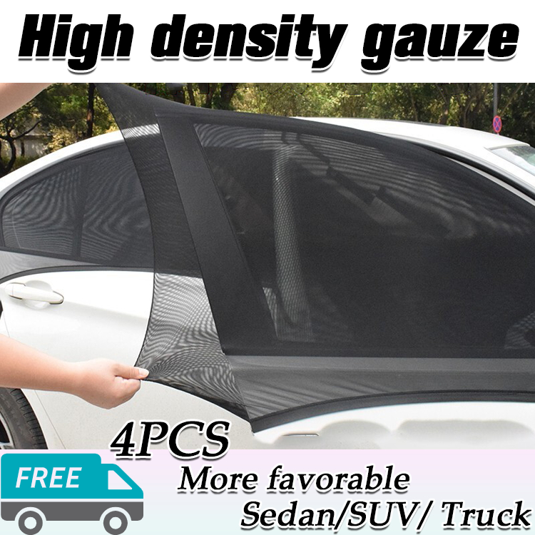 【2-4PCS SUV Truck Car】Car curtain window Car window shade Car mosquito ...